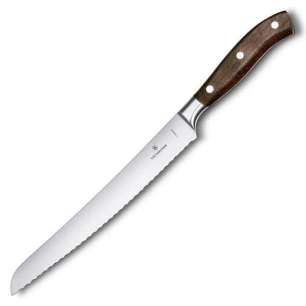 Victorinox Bread, Forged, 9" Curved, Serrated Blade, Wood