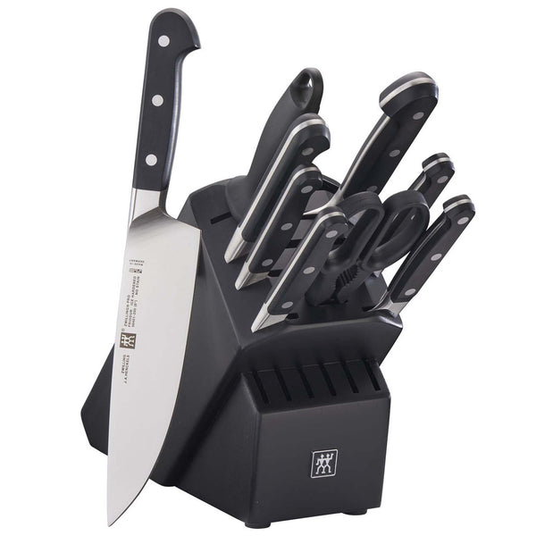 Zwilling J.A. Henckels Pro 10-Piece Knife Block Set - Black