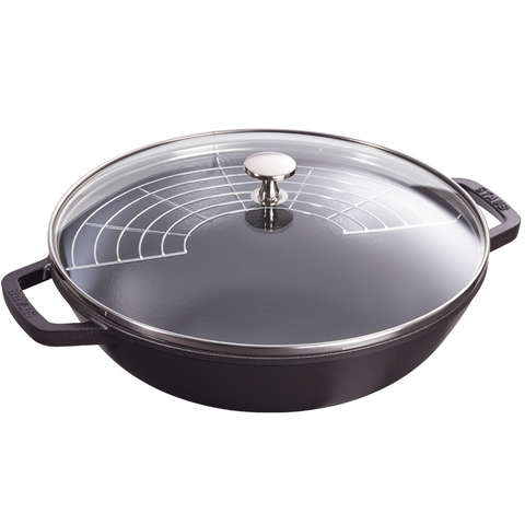 STAUB CAST IRON 4.5-QUART PERFECT PAN - MATTE BLACK