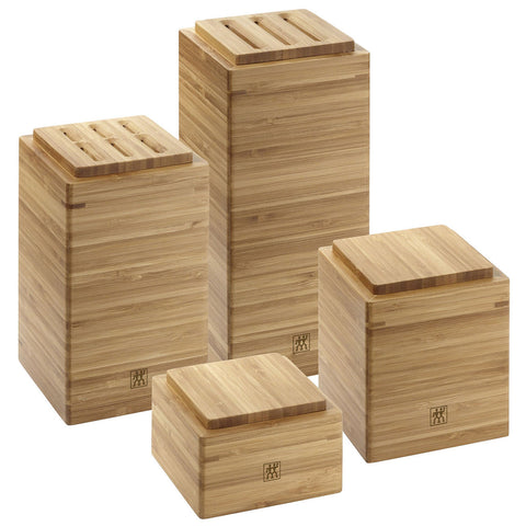 Zwilling J.A. Henckels Bamboo Storage Box, Set of 4