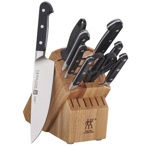 ZWILLING J.A. HENCKELS PRO 10-PIECE KNIFE BLOCK SET - NATURAL