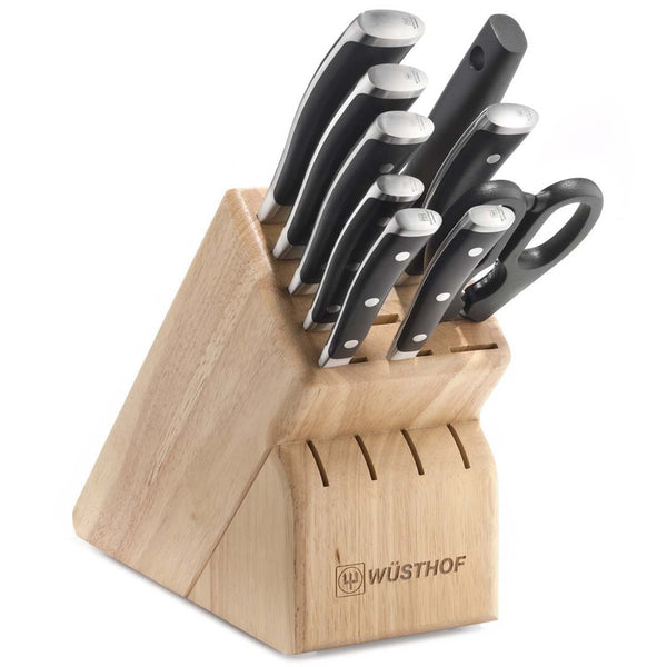 WUSTHOF CLASSIC IKON 10-PIECE KNIFE BLOCK SET