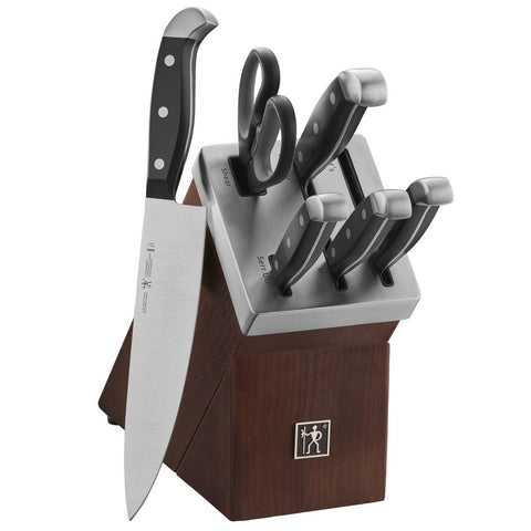 J.A. HENCKELS INTERNATIONAL STATEMENT 7-PIECE SELF-SHARPENING KNIFE BLOCK SET