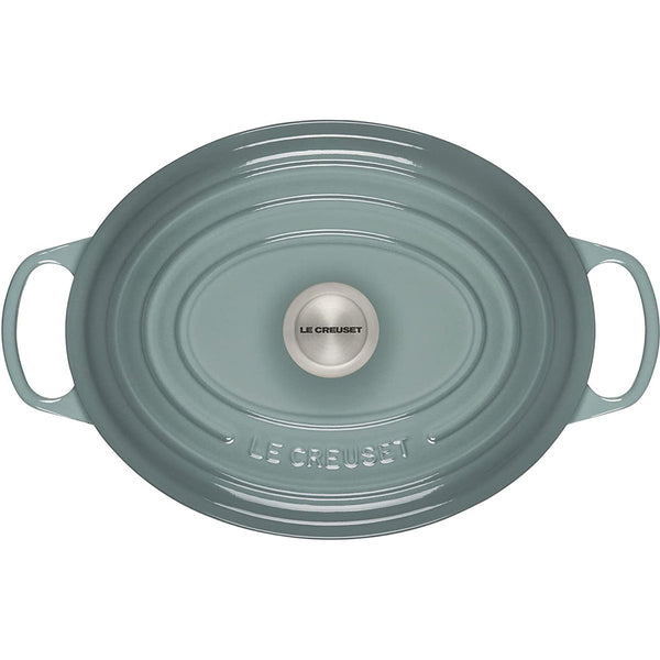 Le Creuset 6.75 qt. Signature Oval Dutch Oven - Sea Salt