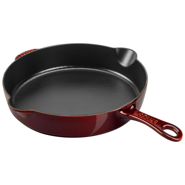 Staub Cast Iron 11-inch Traditional Skillet - Grenadine