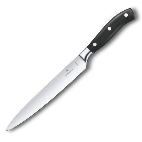 Victorinox Slicing, Forged, 8" Straight Blade, Black