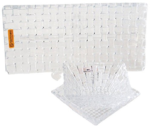 Nachtmann Dancing Stars Bossa Nova Value Pack with 1-Rectangular Plate and 2-Square Condiment Bowls