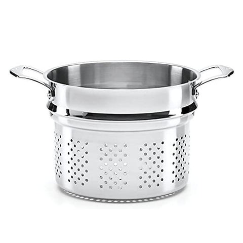 The French Chefs 5 Ply Stainless Steel 8 Quart Pasta Steamer Insert