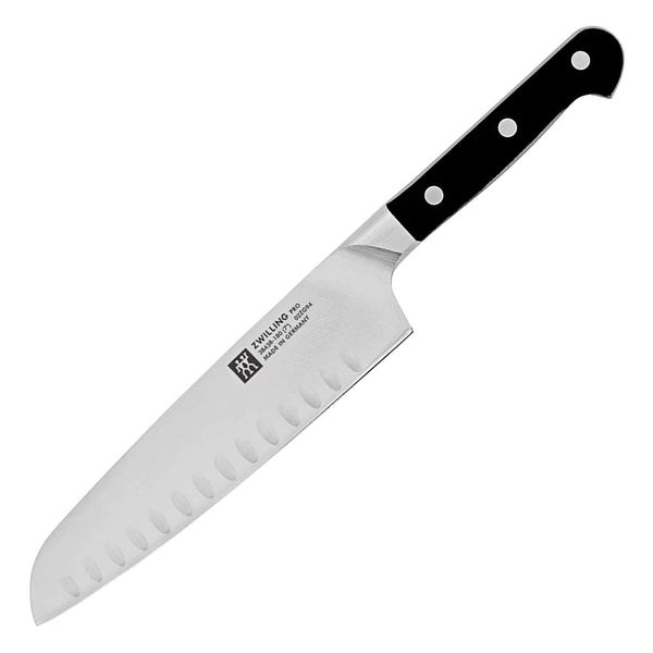 Zwilling Pro 7" Slim Santoku Hallow Edge Knife
