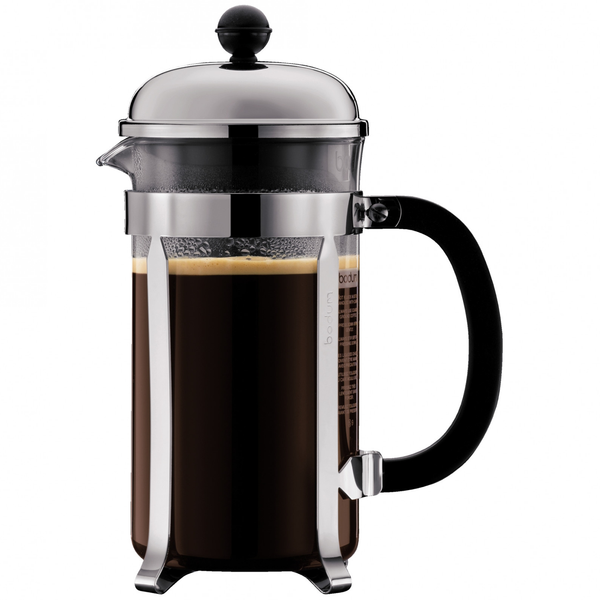 BODUM CHAMBORD 8-CUP SHATTERPROOF FRENCH PRESS - CHOME