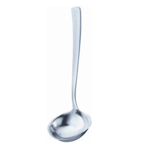 Rosle Stainless Steel Serving Ladle, Flat Handle, 2.7-Ounce