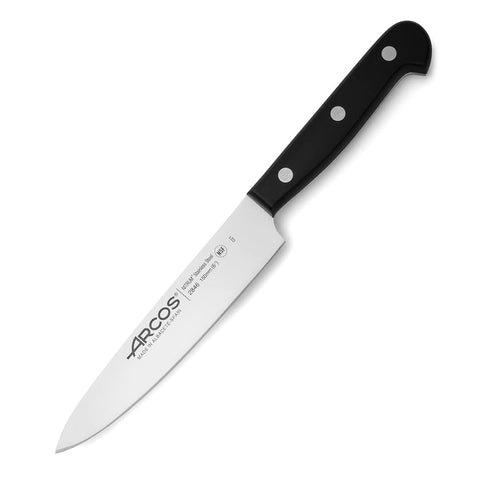 Arcos Universal Series 6 Inch Cooking Knife, Black