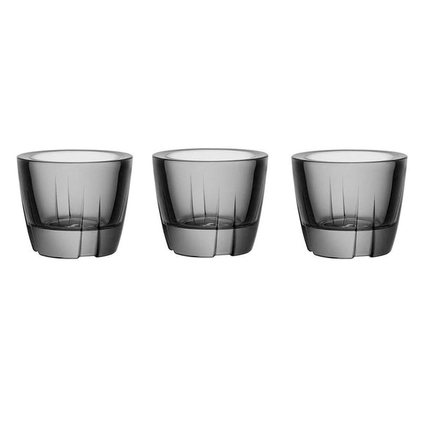 KOSTA BODA BRUK VOTIVE GREY SET OF 3