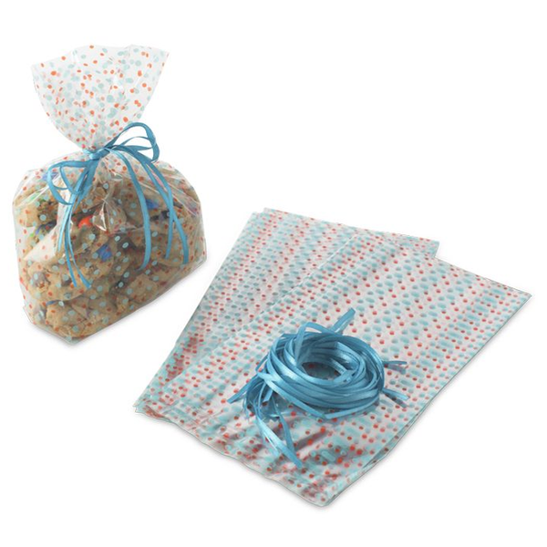 NORDIC WARE CELLO BAGS & RIBBON - 24 COUNT