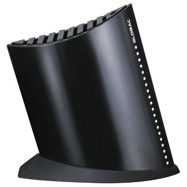 GLOBAL BLACK SHIP SHAPE KNIFE BLOCK