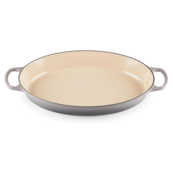 Le Creuset of America Le Creuset Enameled Cast Iron Signature 3QT. Oval Baker-Oyster, 3 Qt. (14.25")