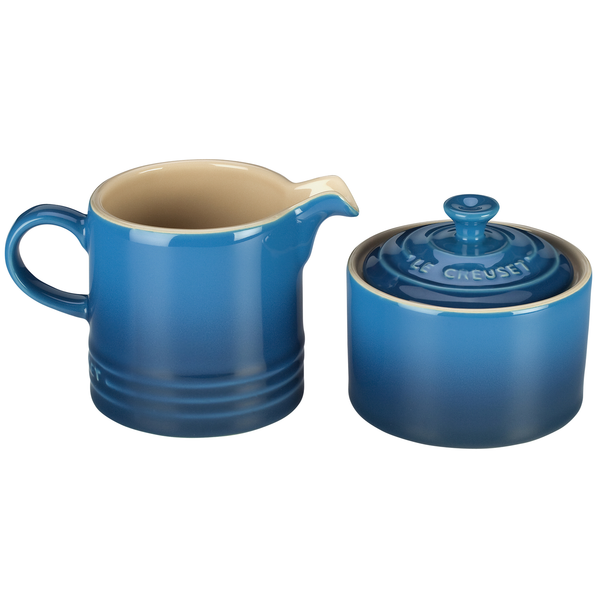 LE CREUSET CREAM AND SUGAR SET - MARSEILLE