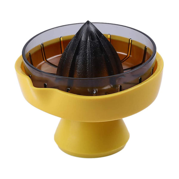 Trudeau 9612006 2in1 Lemon Squeezer, Yellow/Grey