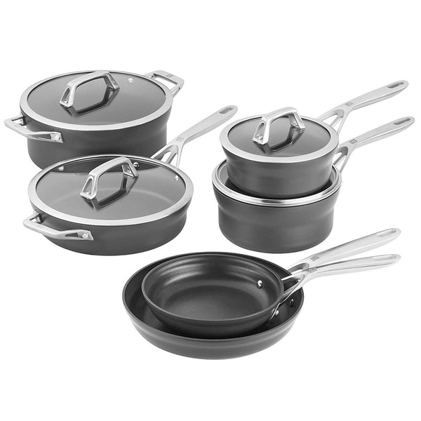 Zwilling J.A. Henckels Motion Hard Anodized 10-Piece Aluminum Nonstick Cookware Set