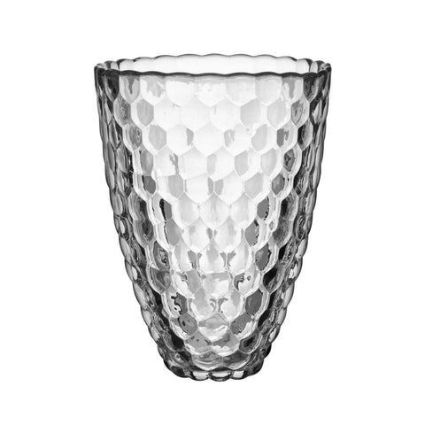 Orrefors Raspberry 8.25"" Crystal Vase, Clear