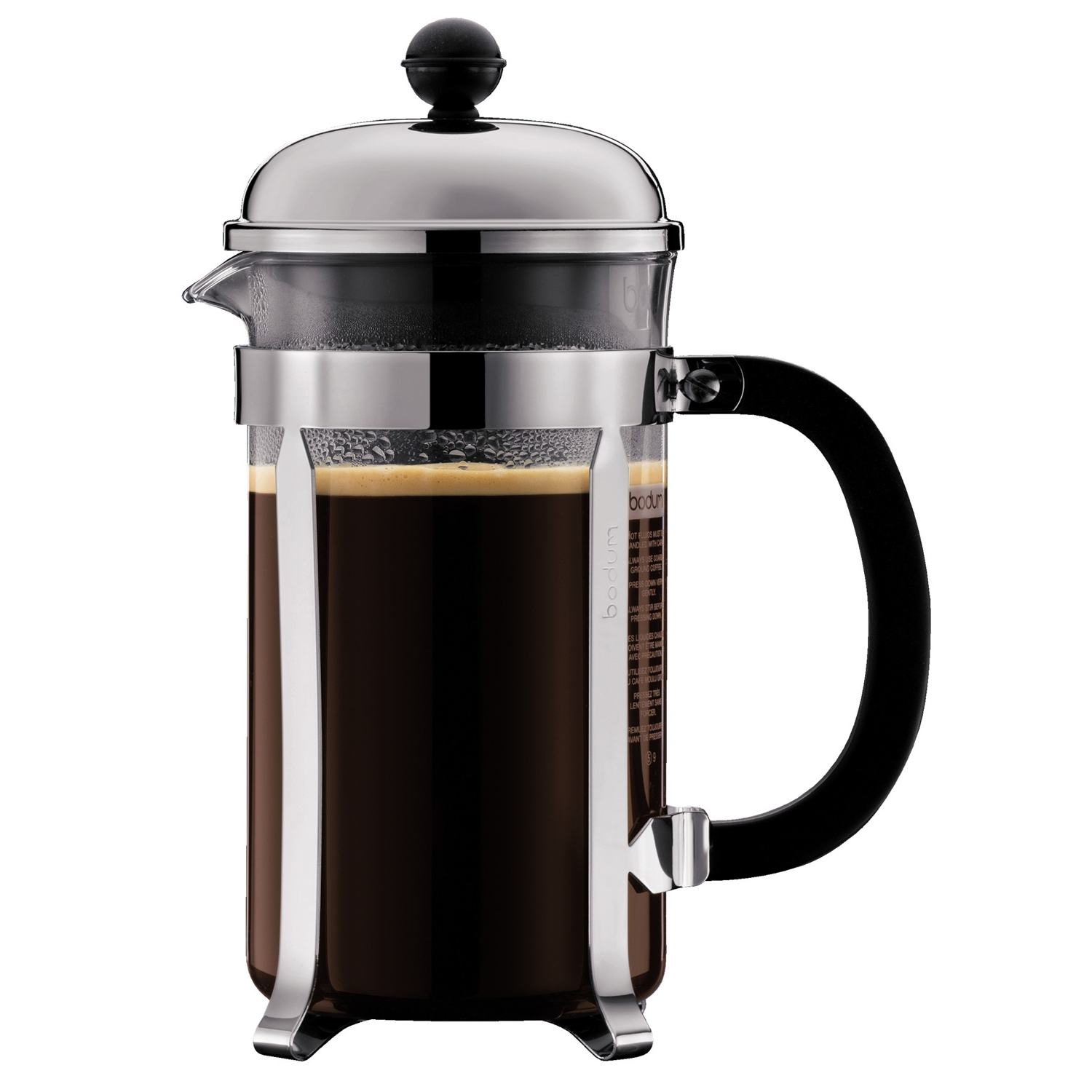 Bodum CHAMBORD French Press Coffee Maker, Chrome