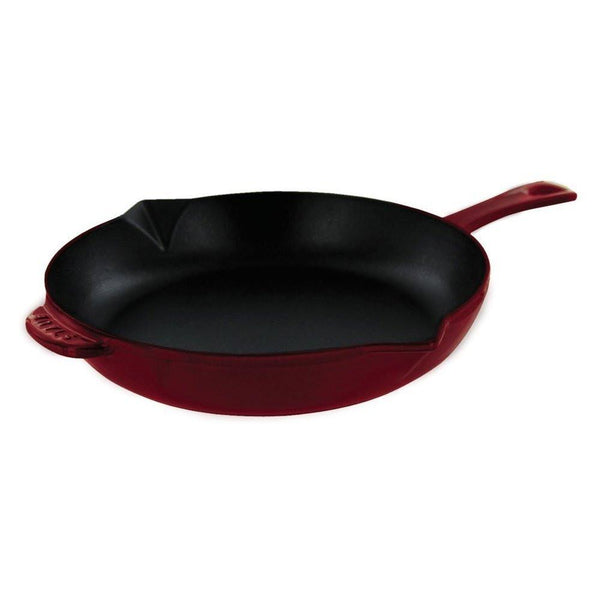 STAUB CAST IRON 10'' FRY PAN - GRENADINE