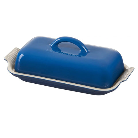 Le Creuset 8.3" x 4.1" x 3" Heritage Butter Dish - Marseille