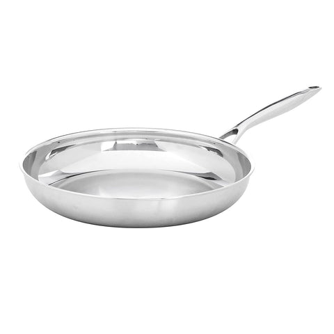 Black Cube 12.5-Inch Stainless Steel Cookware, Fry Pan