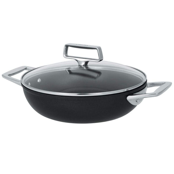 Cristel Castel'Pro Ultralu 3.5Qt. Non-stick Side Handles Sauté Pan
