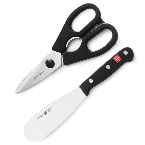 WUSTHOF GOURMET 2-PIECE SPREADER AND SHEARS