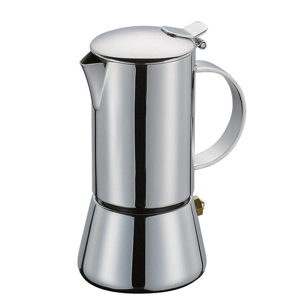 Cilio Aida 2 Cup Stovetop Espresso Maker, Polished Stainless