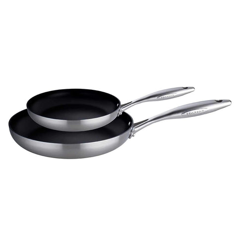 ScanPan CTX Stainless Steel-Aluminum 8 and 10.25 Inch 2-Piece Fry Pan Set