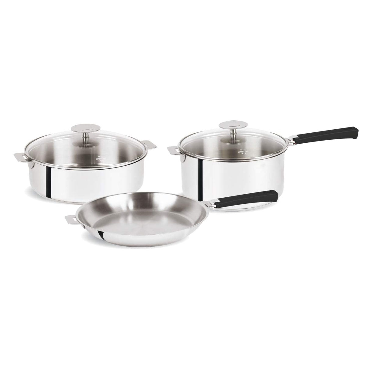 Cristel Mutine 7 Piece Stainless Steel Cookware Set