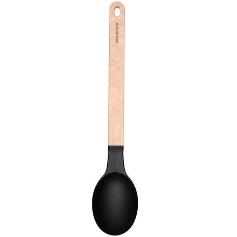 Epicurean Gourmet Series Utensils Medium Spoon - Natural + Black