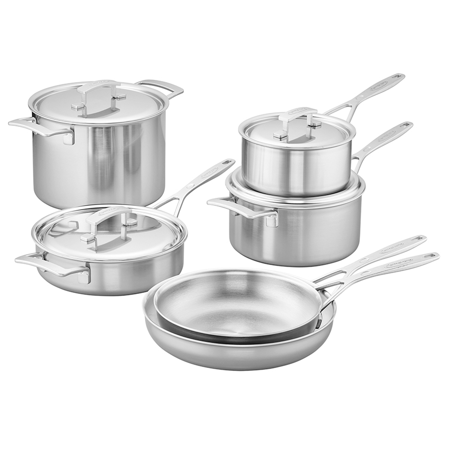 Le Chef 5-ply Stainless Steel 12 Piece Cookware Set. Clearance Sale!