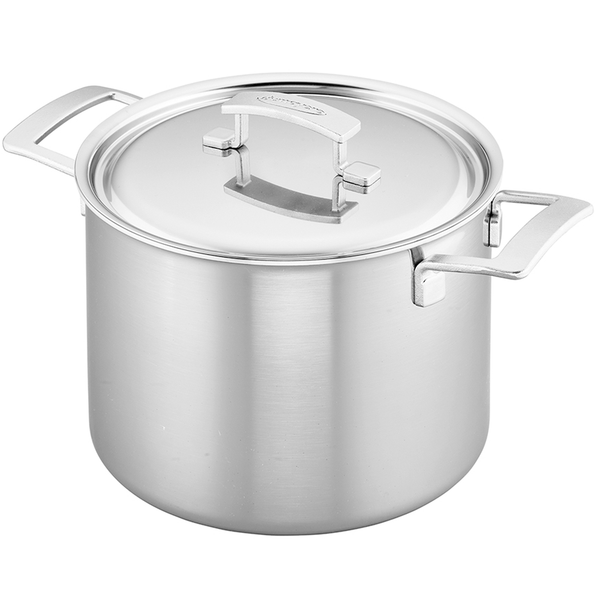 DEMEYERE INDUSTRY 5-PLY 8-QUART STAINLESS STEEL STOCK POT