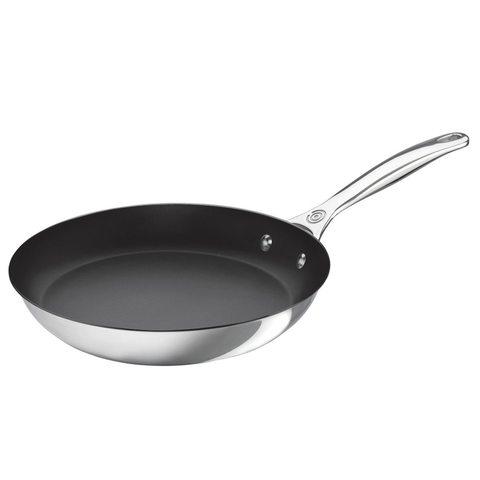 LE CREUSET 12'' NONSTICK STAINLESS STEEL FRY PAN