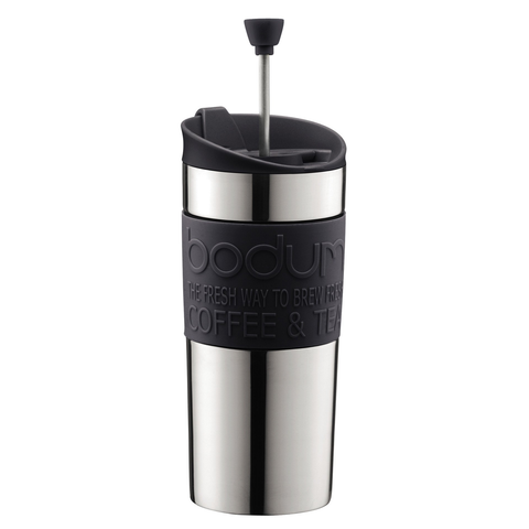 Bodum 15-Ounce Travel French Press Mug - Black