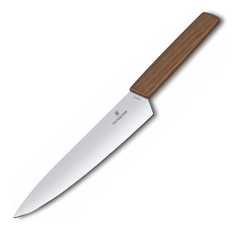 Victorinox Chef's, Swiss Modern, 8" Blade, Walnut