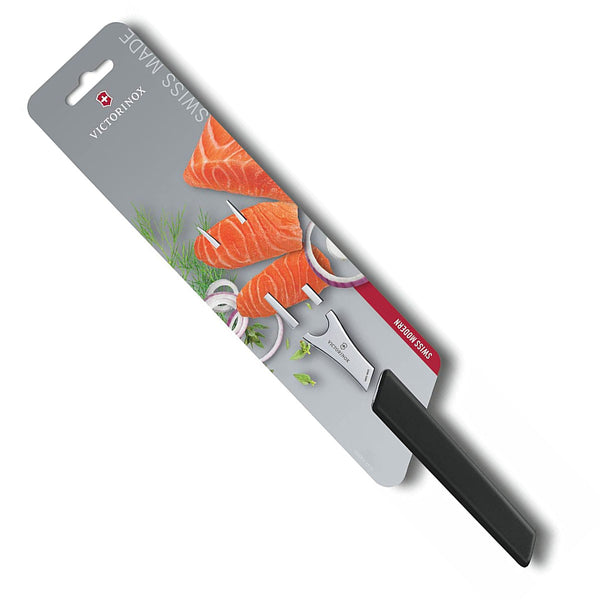 Victorinox Carving, Swiss Modern, 6" Carving Fork, Black