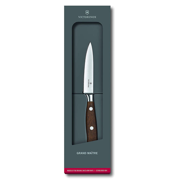 Victorinox Kitchen, Forged, 4" Straight Blade, Wood