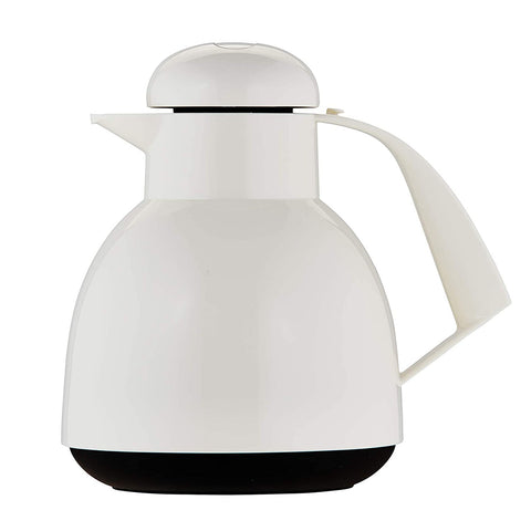 Helios Day Push Vacuum Jug 1 Litre, White, One Size