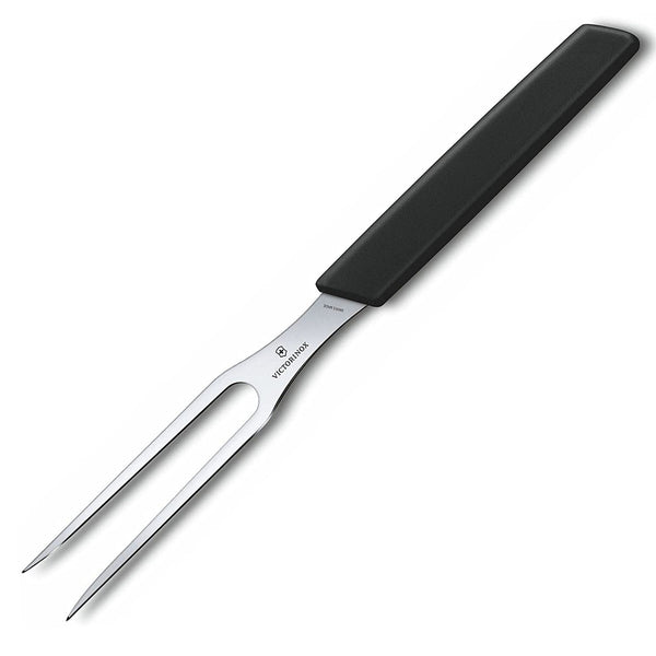 Victorinox Carving, Swiss Modern, 6" Carving Fork, Black
