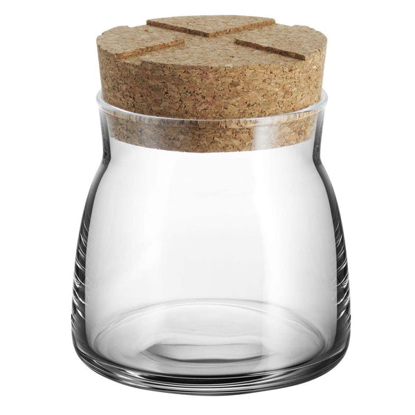 KOSTA BODA BRUK JAR WITH CORK CLEAR SM