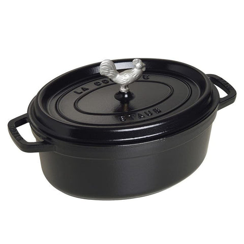 Staub Cast Iron 4.25-qt Coq au Vin Cocotte - Matte Black, Made in France