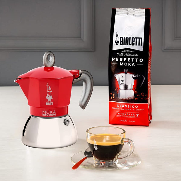 Bialetti Brikka 4 Cup - Red