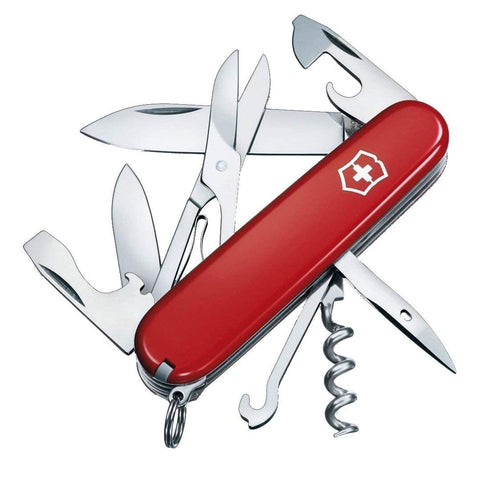 Victorinox Original Swiss Army Climber Pocket Knife (Red)