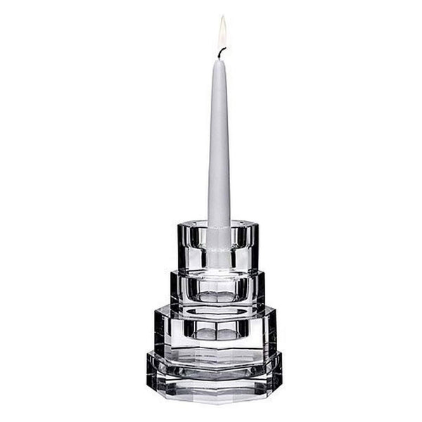 Orrefors, Set of 4 Totem Majestic Octagonal Candleholder