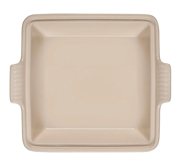 Le Creuset 2.5 qt. (9") Heritage Covered Square Casserole - Sea Salt