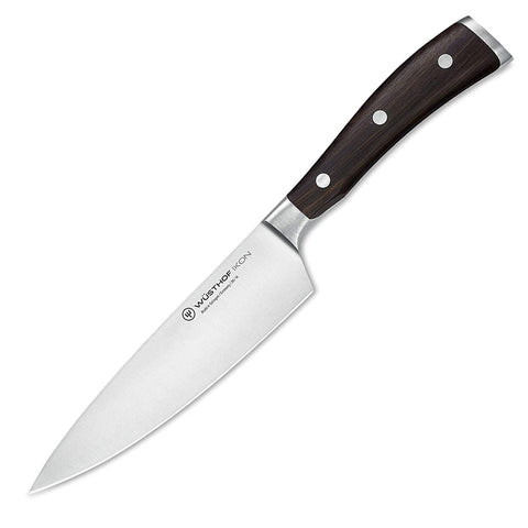 Wusthof IKON Blackwood 6" Chef's Knife